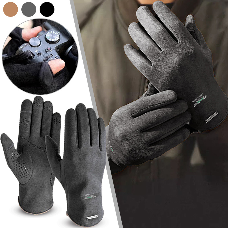 1Pair Motorcycle Outdoor Thick - Touch Screen Gloves ulasan dan harga