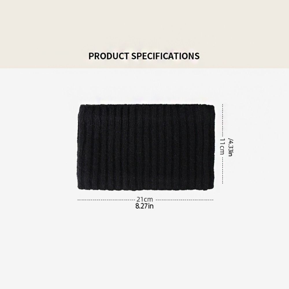 Cute Ear Warm Knitted Headband - Winter Headband Fleece ulasan dan harga