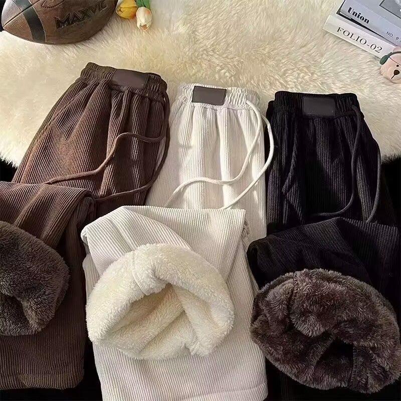Wide Leg Corduroy Pants Women  - Corduroy Pant Warm ulasan dan harga