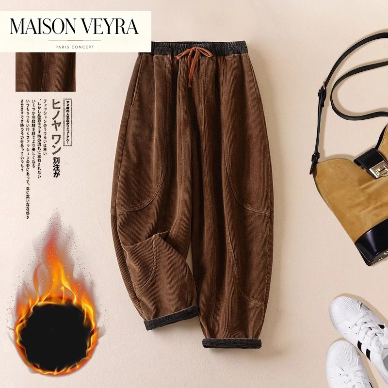 Corduroy harem pants female fa - Corduroy Pant Warm ulasan dan harga