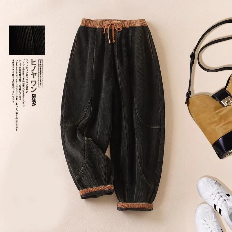 Corduroy harem pants female fa - Corduroy Pant Warm ulasan dan harga
