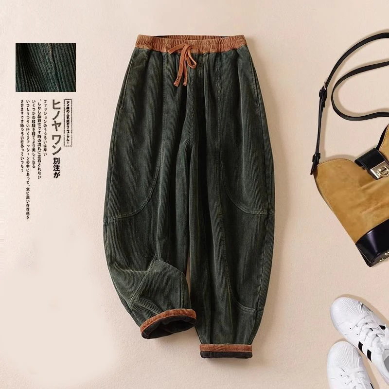 Corduroy harem pants female fa - Corduroy Pant Warm ulasan dan harga