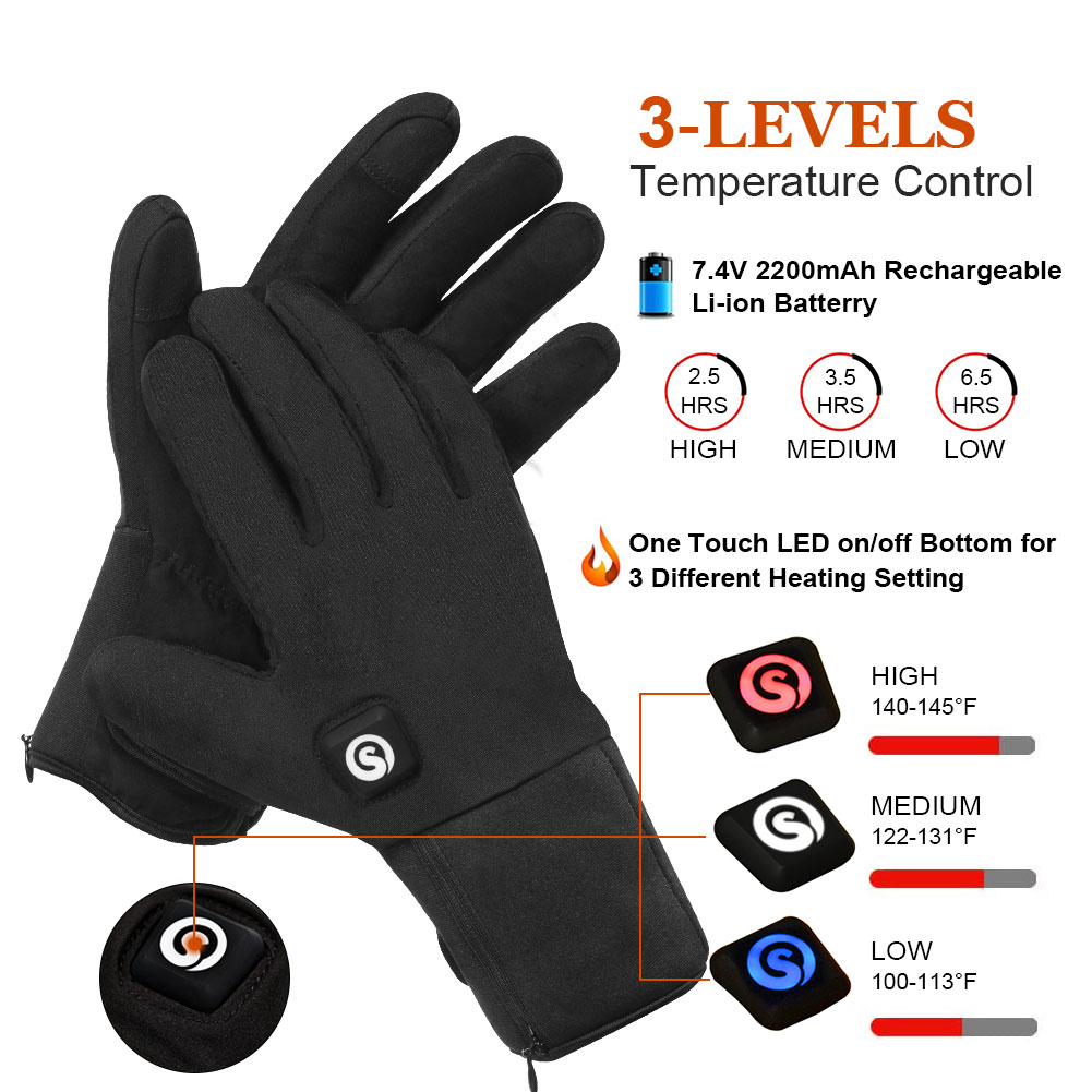 Winter Electric Heated Gloves  - Touch Screen Gloves ulasan dan harga
