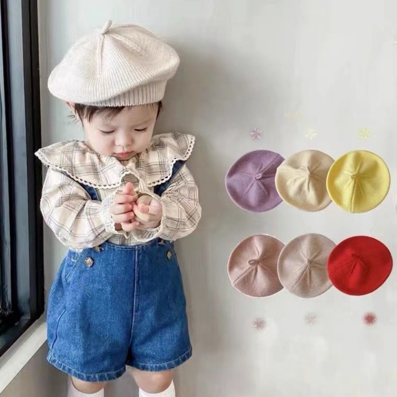 New Arrival Knitted Baby Beret - Knit Beanie Hat Warm ulasan dan harga